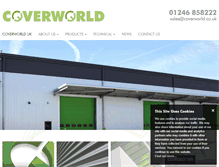 Tablet Screenshot of coverworld.co.uk